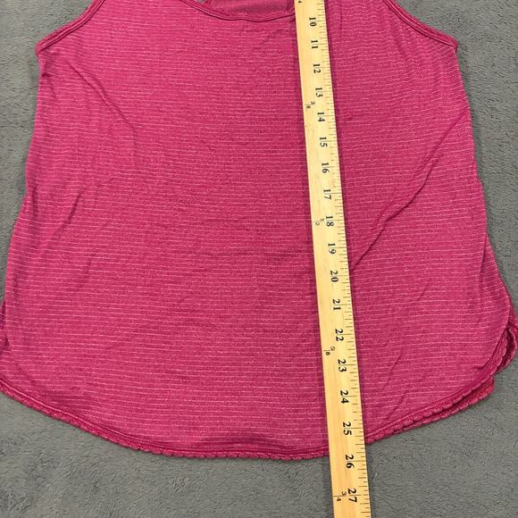 Lululemon 105 F Singlet Pink Heather Lightweight Yoga Tank Top Womens Size 2 - Picture 7 of 8